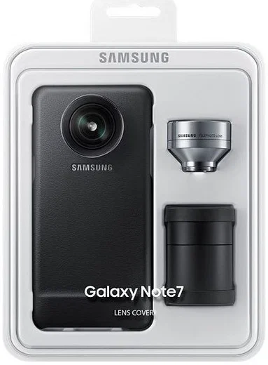 Samsung Galaxy Note 7 Lens Cover Zwart Origineel afbeelding 2