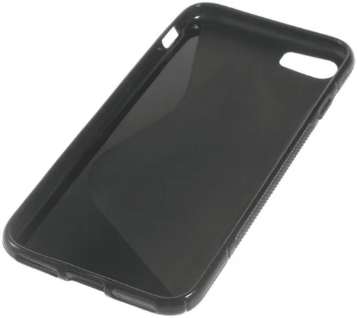 Flexibel Apple iPhone 8/7 Hoesje S-Curve Zwart afbeelding 5