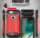 Apple iPhone 7/8 Hoesje Shock Proof Hybride Back Cover Rood afbeelding 4