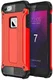 Apple iPhone 7/8 Hoesje Shock Proof Hybride Back Cover Rood afbeelding 1