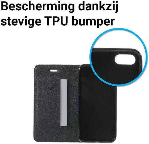 Apple iPhone 7 / 8 Book Case Zwart afbeelding 3