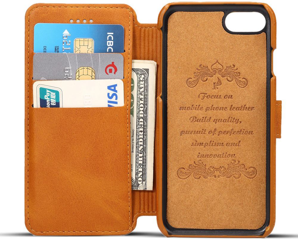 Apple iPhone 7 / 8 Hoesje Saddle Bruin afbeelding 5