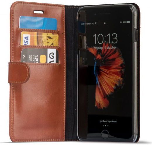 Valenta Classic Luxe iPhone 8/7/6(s) Plus Hoesje Leer Bookcase Bruin afbeelding 12