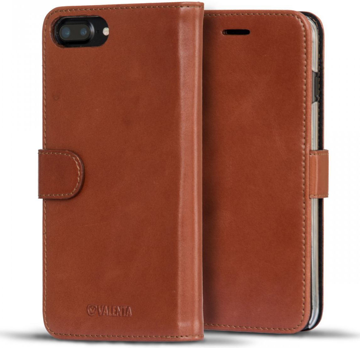 Valenta Classic Luxe iPhone 8/7/6(s) Plus Hoesje Leer Bookcase Bruin afbeelding 8