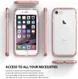 Ringke Frame Hoesje Apple iPhone 7 / 8 Roze Goud afbeelding 4
