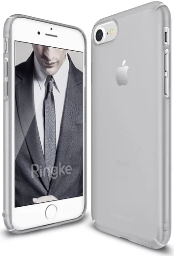 Ringke Slim Apple iPhone 7 / 8 ultra dun hoesje Gray afbeelding 1