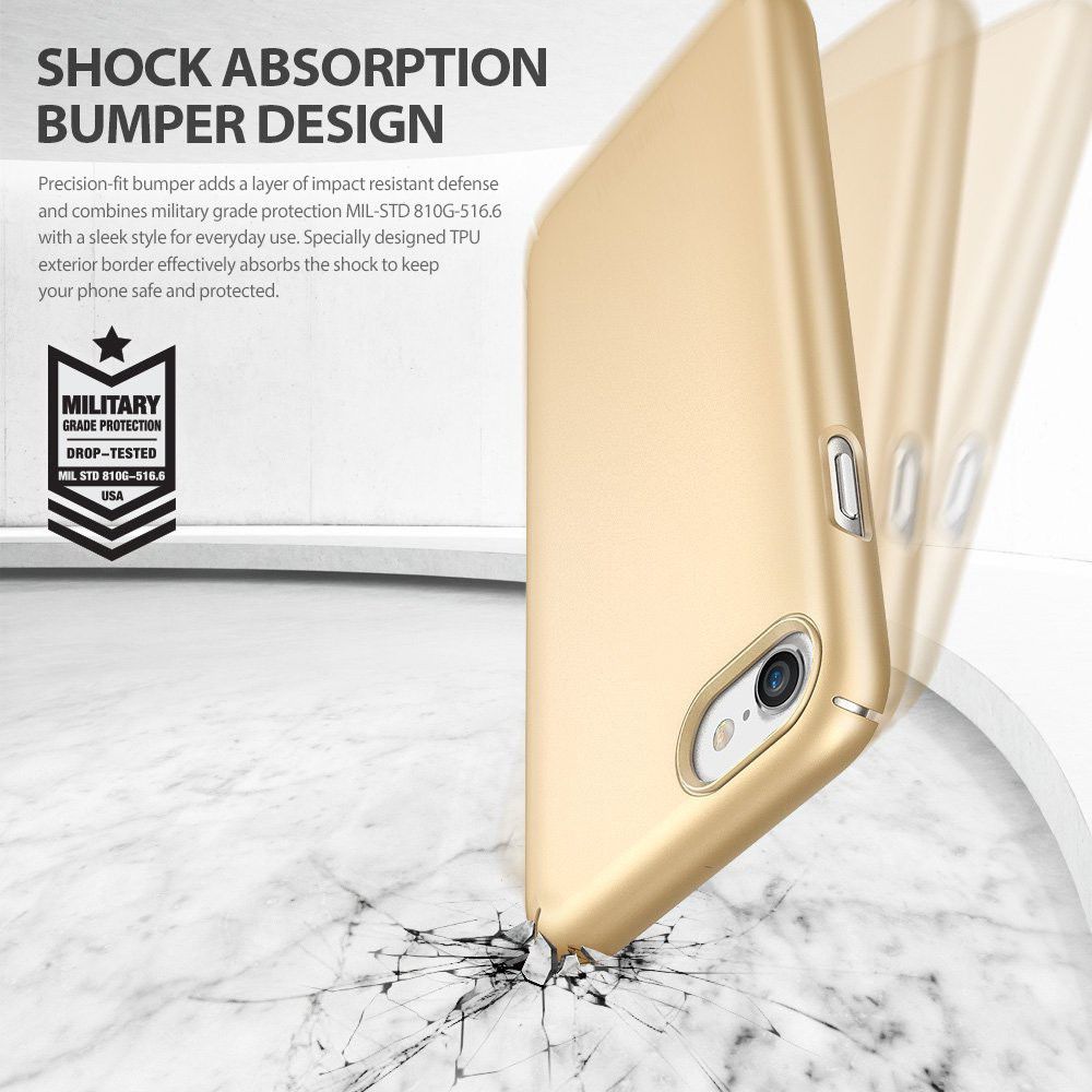 Ringke Slim Apple iPhone 7 / 8 ultra dun hoesje Gray afbeelding 3
