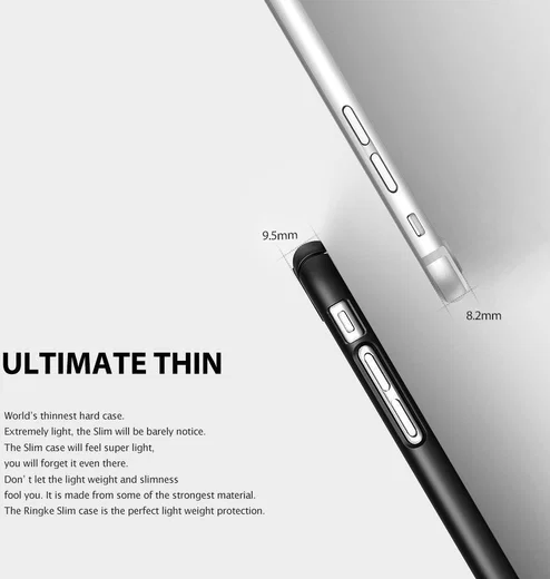 Ringke Slim Apple iPhone 7 / 8 ultra dun hoesje Gray afbeelding 8
