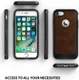 Ringke Flex S Apple iPhone 7 Stijlvolle TPU Case Bruin afbeelding 3