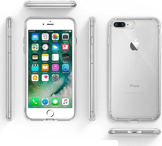 Ringke Fusion iPhone 7 Plus / 8 Plus Hoesje Doorzichtig Crystal View afbeelding 2