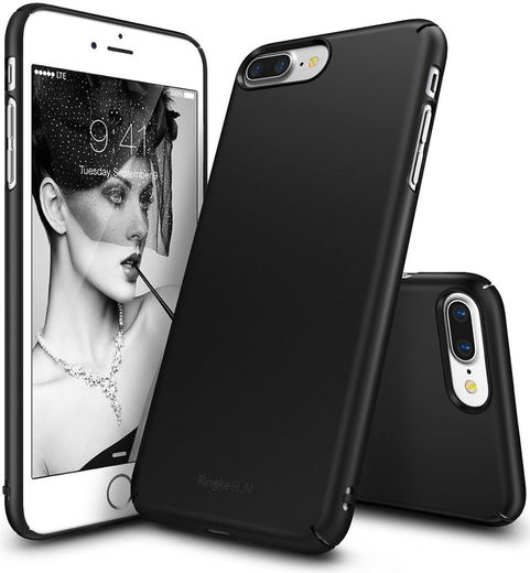 Ringke Slim Apple iPhone 7 Plus / 8 Plus ultra dun hoesje SF Black afbeelding 1