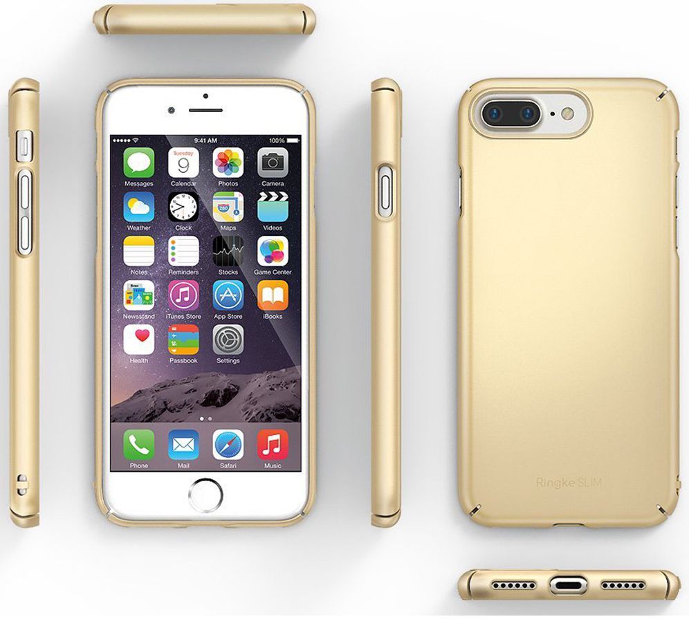 Ringke Slim Apple iPhone 7 Plus / 8 Plus ultra dun hoesje SF Black afbeelding 3