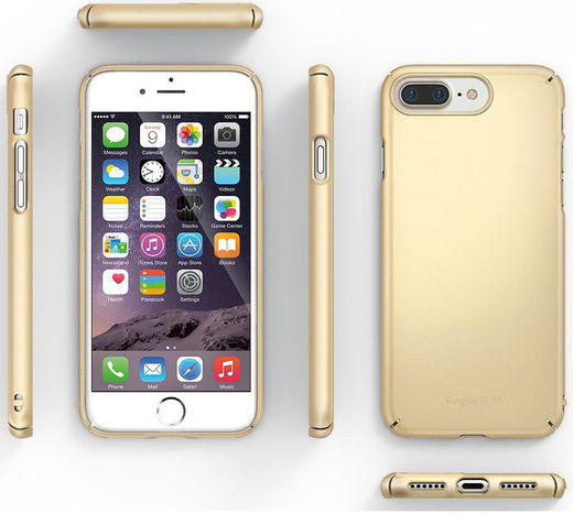 Ringke Slim Apple iPhone 7 Plus / 8 Plus ultra dun hoesje SF Black afbeelding 3