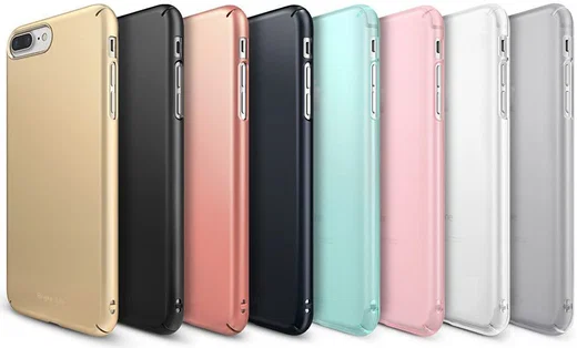 Ringke Slim Apple iPhone 7 Plus / 8 Plus ultra dun hoesje Frost White afbeelding 5