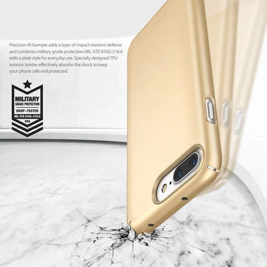 Ringke Slim Apple iPhone 7 Plus / 8 Plus ultra dun hoesje Frost White afbeelding 8