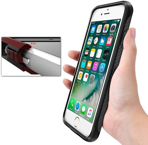 Ringke Onyx Apple iPhone 7 Plus / 8 Plus Black afbeelding 4