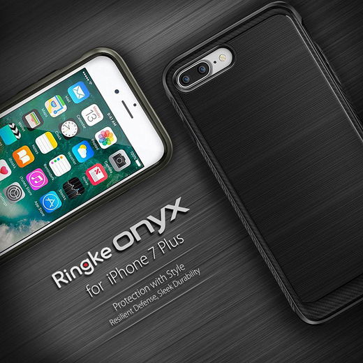 Ringke Onyx Apple iPhone 7 Plus / 8 Plus Black afbeelding 6