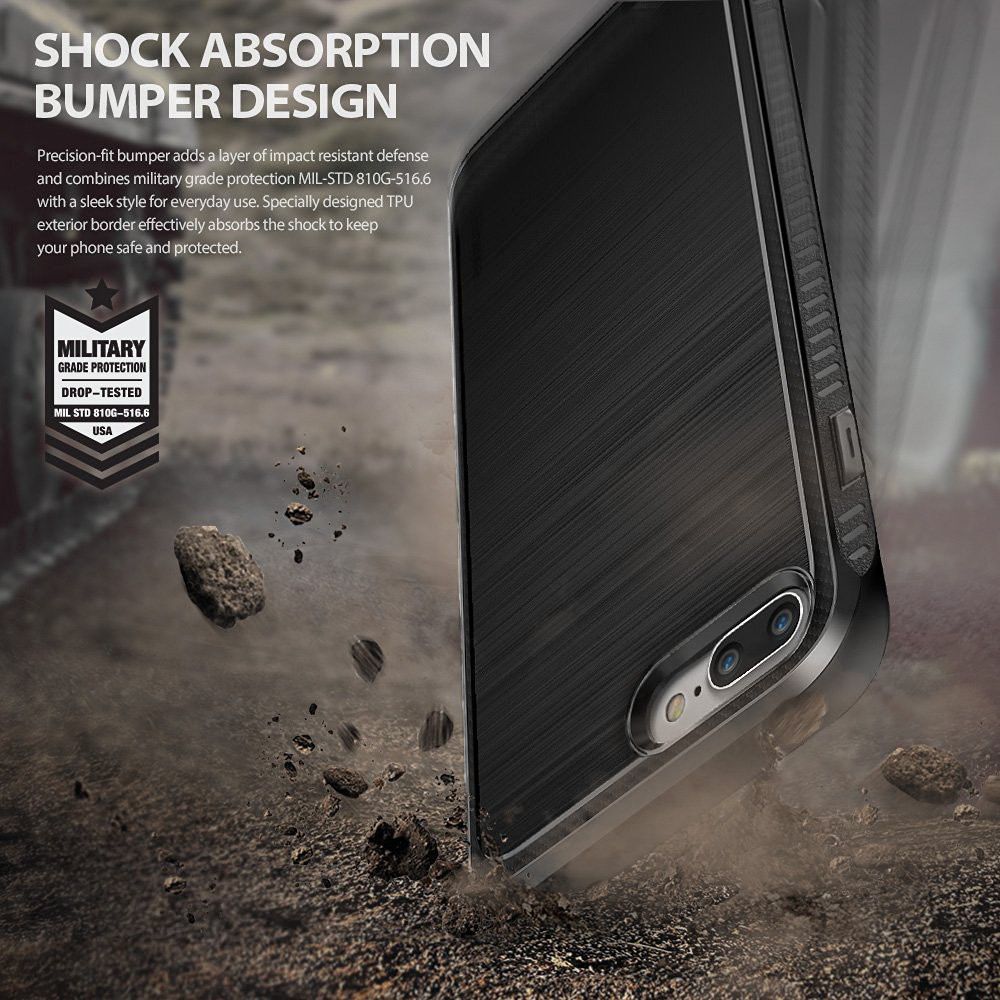 Ringke Onyx Apple iPhone 7 Plus / 8 Plus Black afbeelding 7