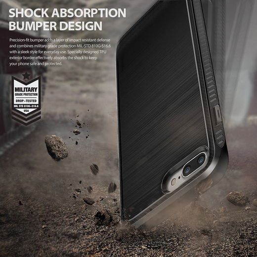 Ringke Onyx Apple iPhone 7 Plus / 8 Plus Black afbeelding 7