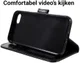 Apple iPhone 7 / 8 Portemonnee Booktype Hoesje Zwart afbeelding 5