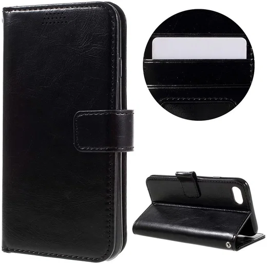 Apple iPhone 7 / 8 Portemonnee Booktype Hoesje Zwart afbeelding 17