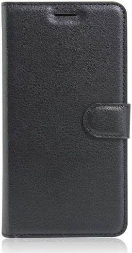 Wiko Lenny 3 Portemonnee Hoesje Zwart afbeelding 2
