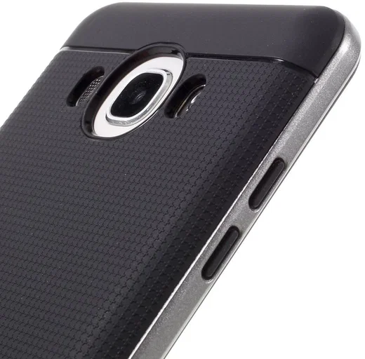 Samsung Galaxy J5 2016 Hybride TPU Hoesje Grijs afbeelding 4
