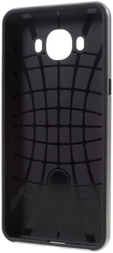 Samsung Galaxy J5 2016 Hybride TPU Hoesje Grijs afbeelding 8