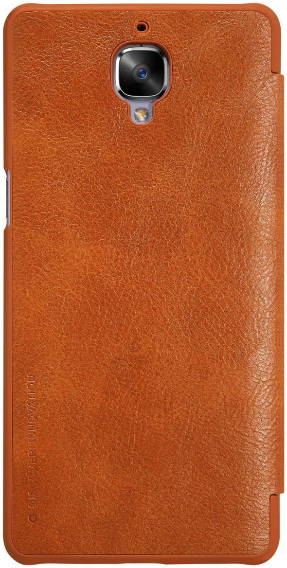 Nillkin Qin Book Case OnePlus 3T / 3 Bruin afbeelding 4