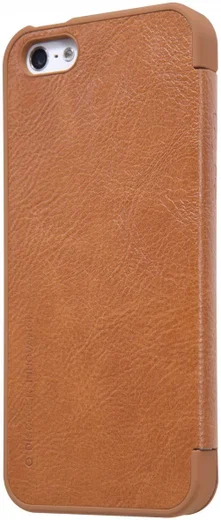 Nillkin Qin Book Apple iPhone 5(S)/SE Bruin afbeelding 2