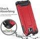 Samsung Galaxy S7 Hoesje Shock Proof Hybride Back Cover Rood afbeelding 2