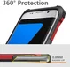 Samsung Galaxy S7 Hoesje Shock Proof Hybride Back Cover Rood afbeelding 5