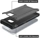 Samsung Galaxy S7 Hoesje Shock Proof Hybride Back Cover Grijs afbeelding 4