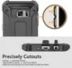 Samsung Galaxy S7 Hoesje Shock Proof Hybride Back Cover Grijs afbeelding 6