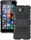Microsoft Lumia 650 Hoesje anti-slip stand Zwart afbeelding 1