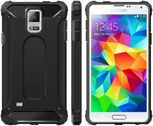 Hybride Samsung Galaxy S5 Hoesje Zwart afbeelding 4