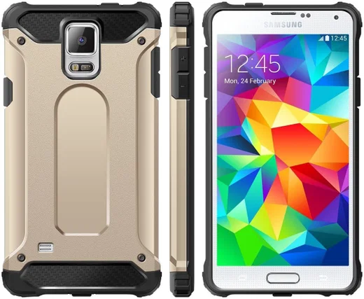 Hybride Samsung Galaxy S5 Hoesje Goud afbeelding 5