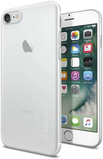 Spigen AirSkin Apple iPhone 7 / 8 Case Transparant afbeelding 1