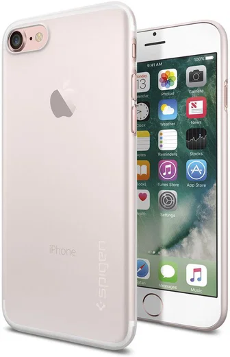Spigen AirSkin Apple iPhone 7 / 8 Case Transparant afbeelding 10