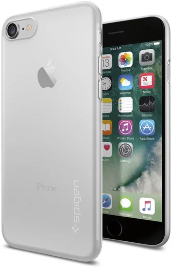 Spigen AirSkin Apple iPhone 7 / 8 Case Transparant afbeelding 11