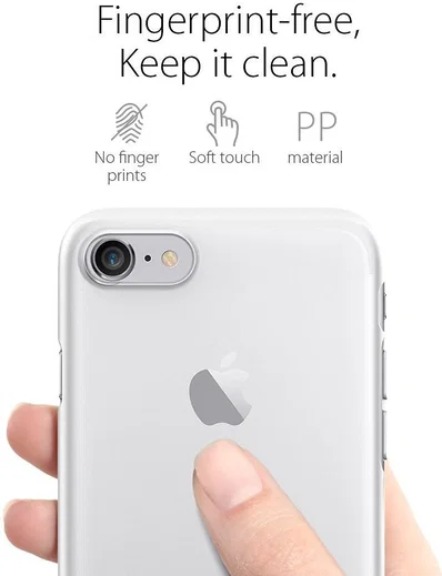Spigen AirSkin Apple iPhone 7 / 8 Case Transparant afbeelding 3