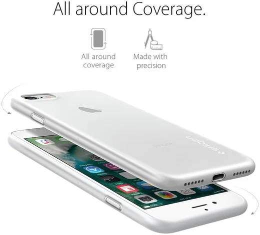 Spigen AirSkin Apple iPhone 7 / 8 Case Transparant afbeelding 4
