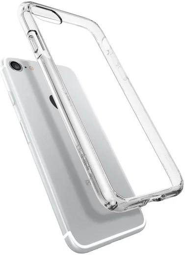 Spigen Ultra Hybrid Case Apple iPhone 7 / 8 Crystal Clear afbeelding 4