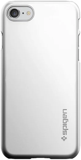 Spigen Thin Fit Case Apple iPhone 7 / 8 Zilver afbeelding 3