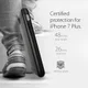 Spigen Slim Armor Card Holder Case Apple iPhone 7 Plus / 8 Plus Black afbeelding 4