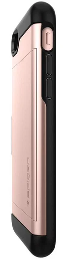 Spigen Slim Armor Card Holder Case Apple iPhone 7 / 8 Rose Gold afbeelding 12