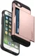 Spigen Slim Armor Card Holder Case Apple iPhone 7 / 8 Rose Gold afbeelding 10