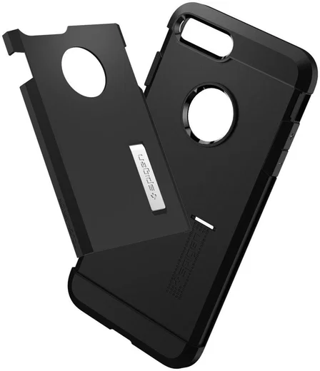 Spigen Slim Armor Apple iPhone 7 Plus / 8 Plus Hoesje Black afbeelding 12