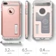 Spigen Slim Armor Apple iPhone 7 Plus / 8 Plus Hoesje Rose Gold afbeelding 8