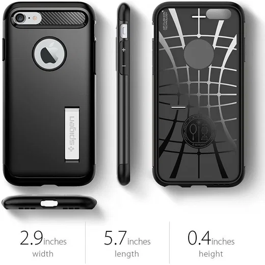 Spigen Slim Armor Apple iPhone 7 Hoesje Black afbeelding 10